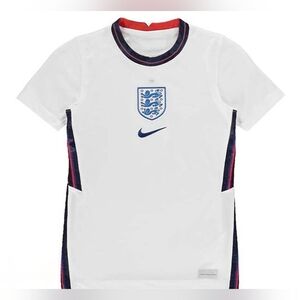 Nike Kids ENGLAND White and Blue Soccer Jersey large